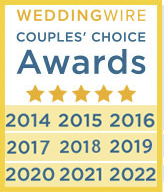 Our Wedding Officiants NYC Weddingwire Couples' Choice Award 2022